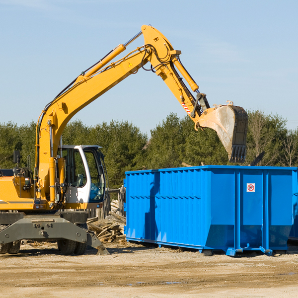 what size residential dumpster rentals are available in Horse Branch